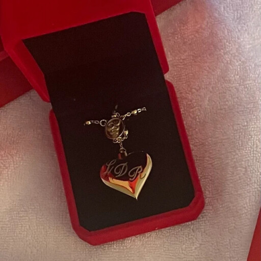Lana Del Rey Coke Spoon Heart Necklace